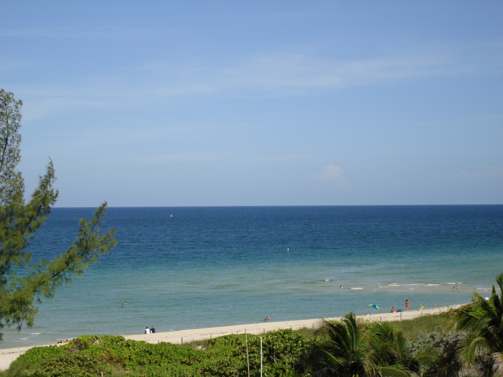 Blick vom Balkon