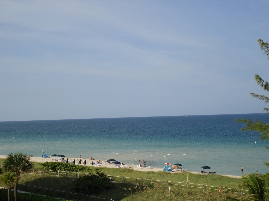 Blick vom Balkon