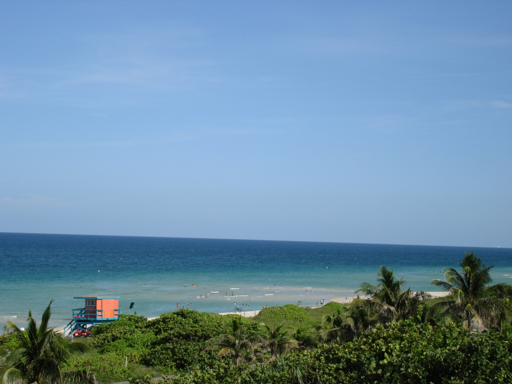 Blick vom Balkon
