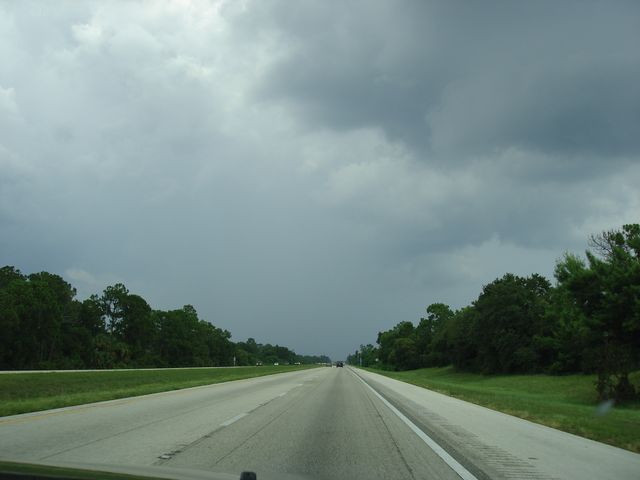 aufziehendes Gewitter