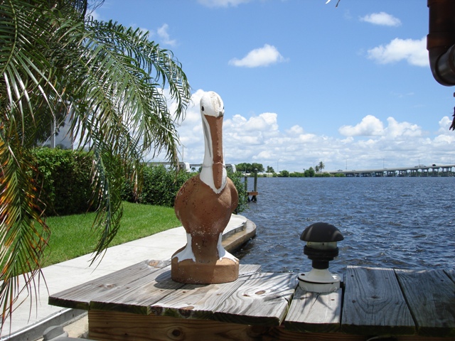 Villa Cape Coral, am Bootssteg