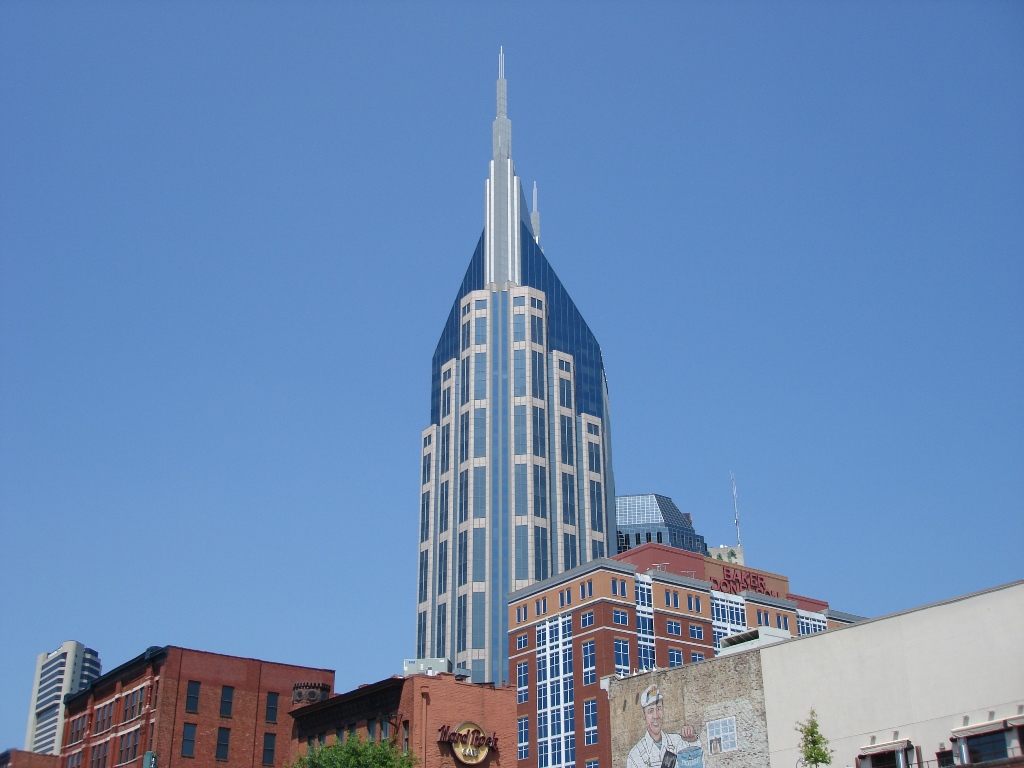 AT&T Tower und Hardrock Cafe AT&T Tower und Hardrock Cafe