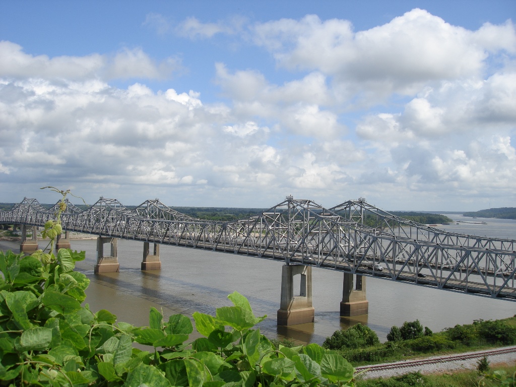 Blick auf den Mississippi von Natchez
