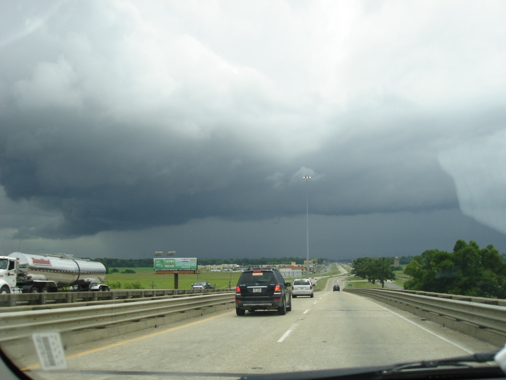 Regenwolken vor Baton Rouge Regenwolken vor Baton Rouge