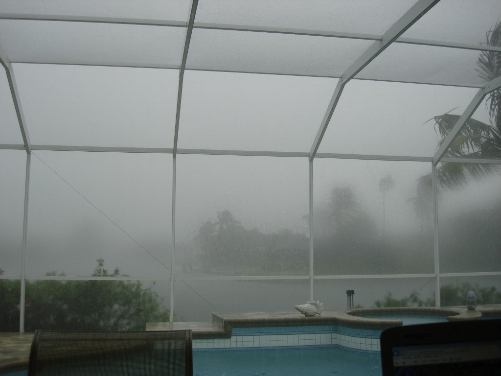 Unwetter über Cape Coral Unwetter über Cape Coral