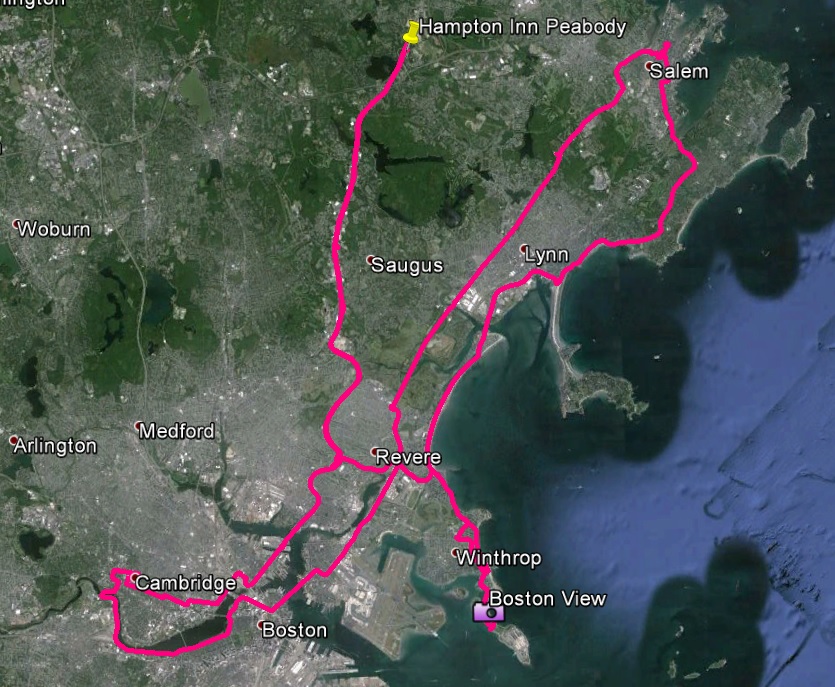 Track Boston View - Salem -Cambridge Track Boston View - Salem -Cambridge