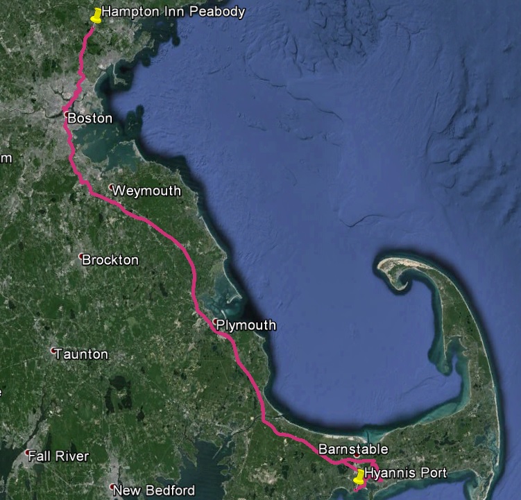 Track Boston - Hyannis Port Track Boston - Hyannis Port