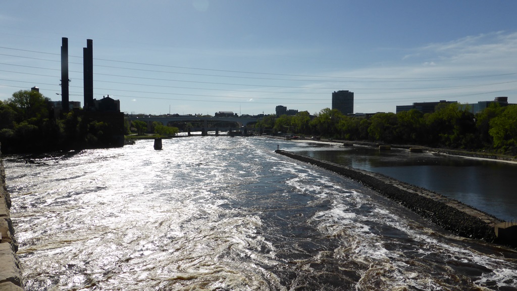 Blick von der Stone Arch Bridge Stone Arch Bridge