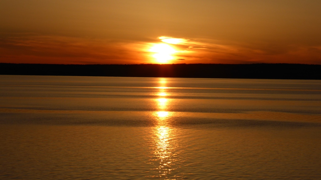 Sonnenuntergang am Lake Superior