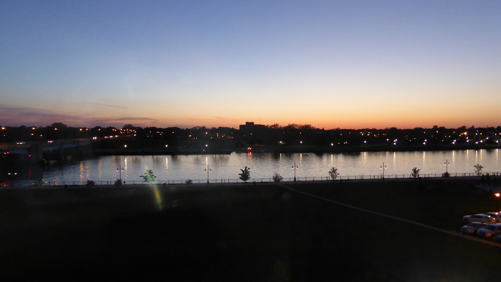Aussicht aus dem Doubletree Hotel Aussicht aus dem Doubletree Hotel
